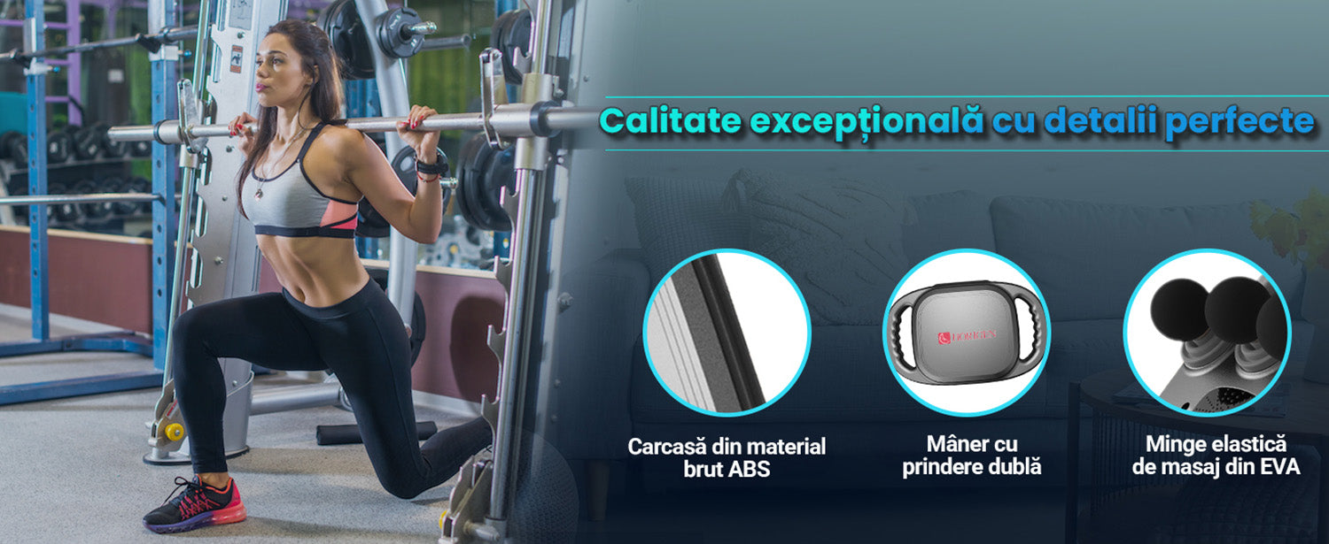 Aparat Pentru Masaj Profesional Cu 6 Capete Horigen MuscleWave Six Aparat Pentru Masaj Profesional Cu 6 Capete Horigen MuscleWave Six